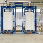 Big-Bag-Abfüllstation für Kunststoffwaschanlage
